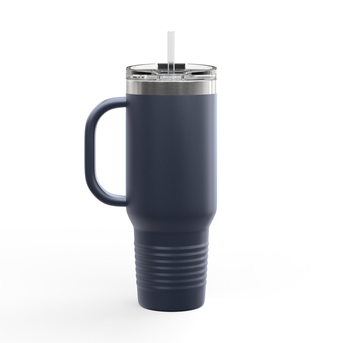 40oz Insulated Travel Mug — "The Strength Is Earned Not Given" Gym Motivation Tumbler