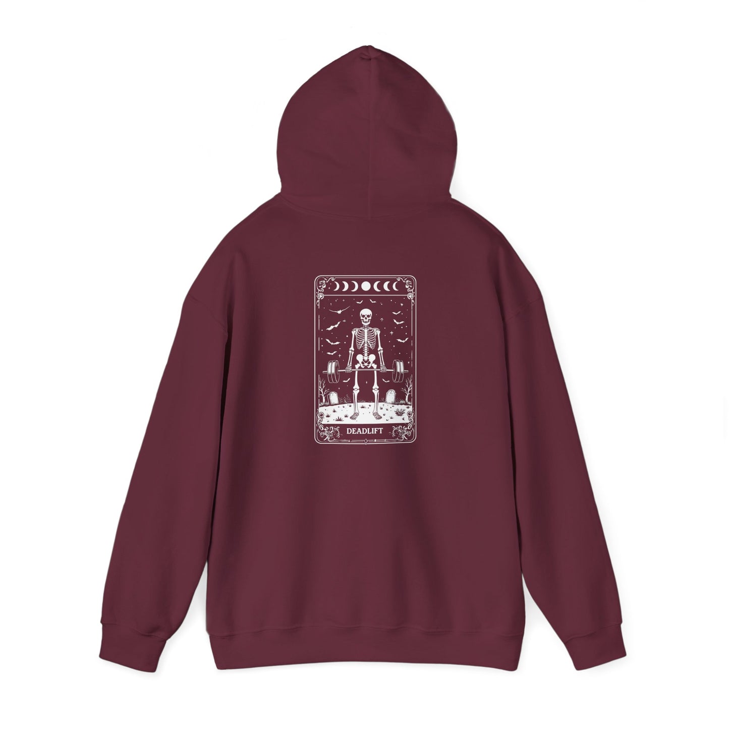 Tarot Death Card Hoodie — Gothic Skeleton Tarot Pullover