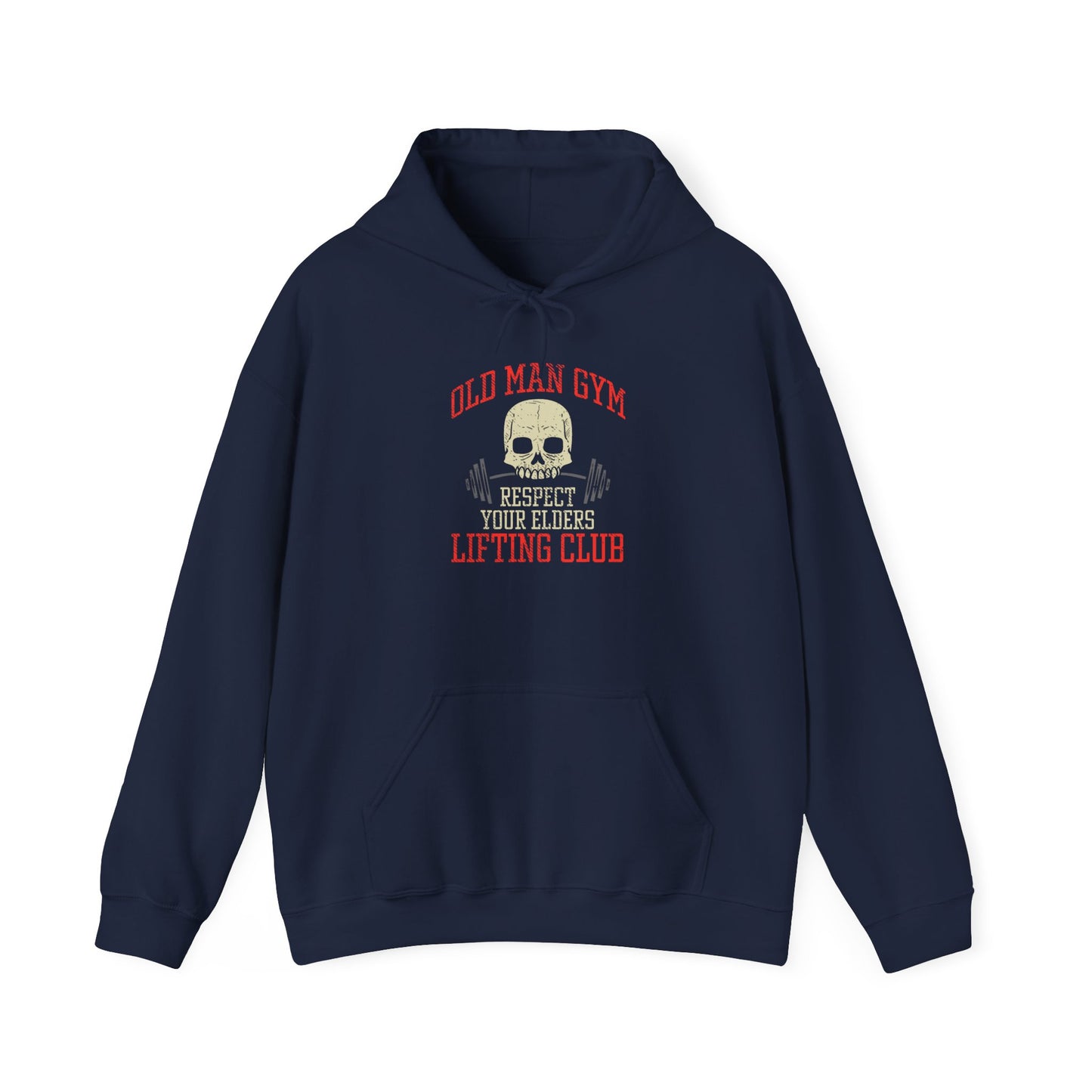 Bold Skull Barbell Hoodie
