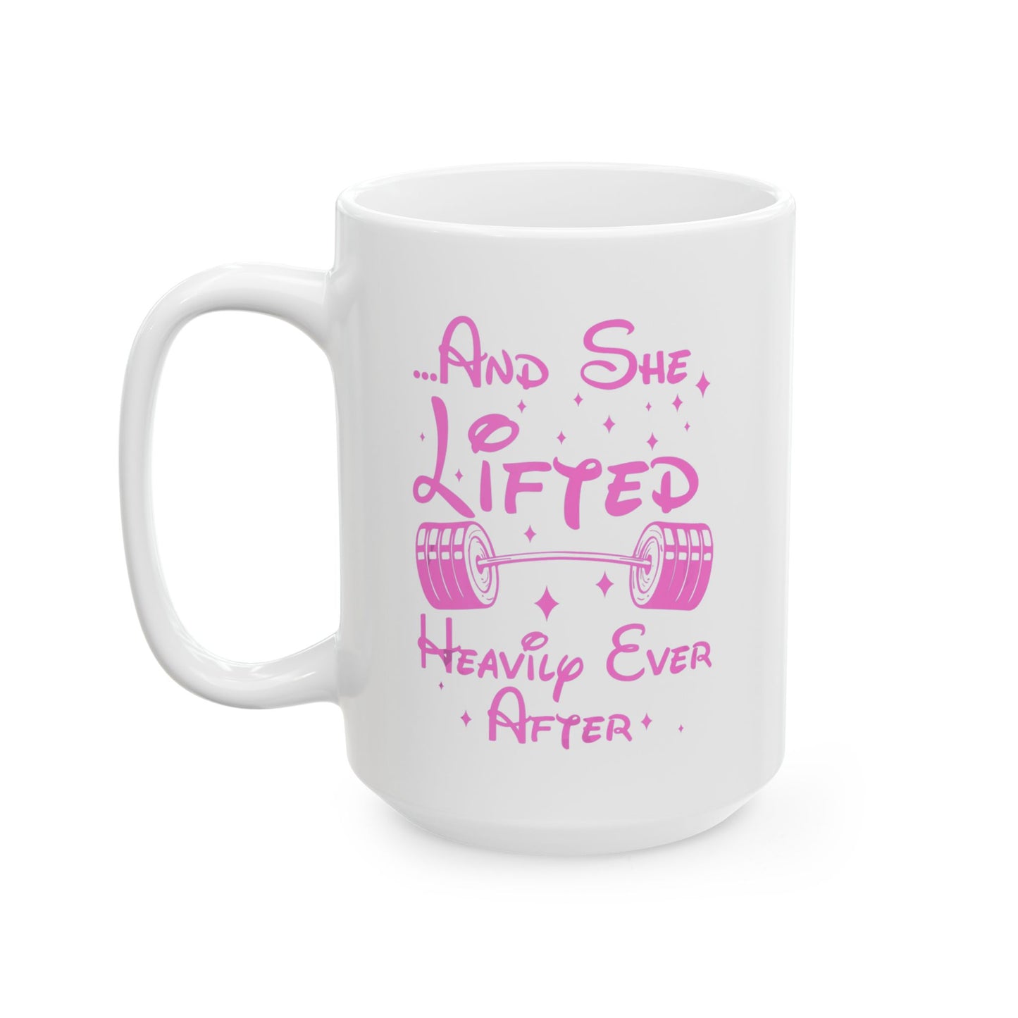 Empowering Barbell Quote Mug