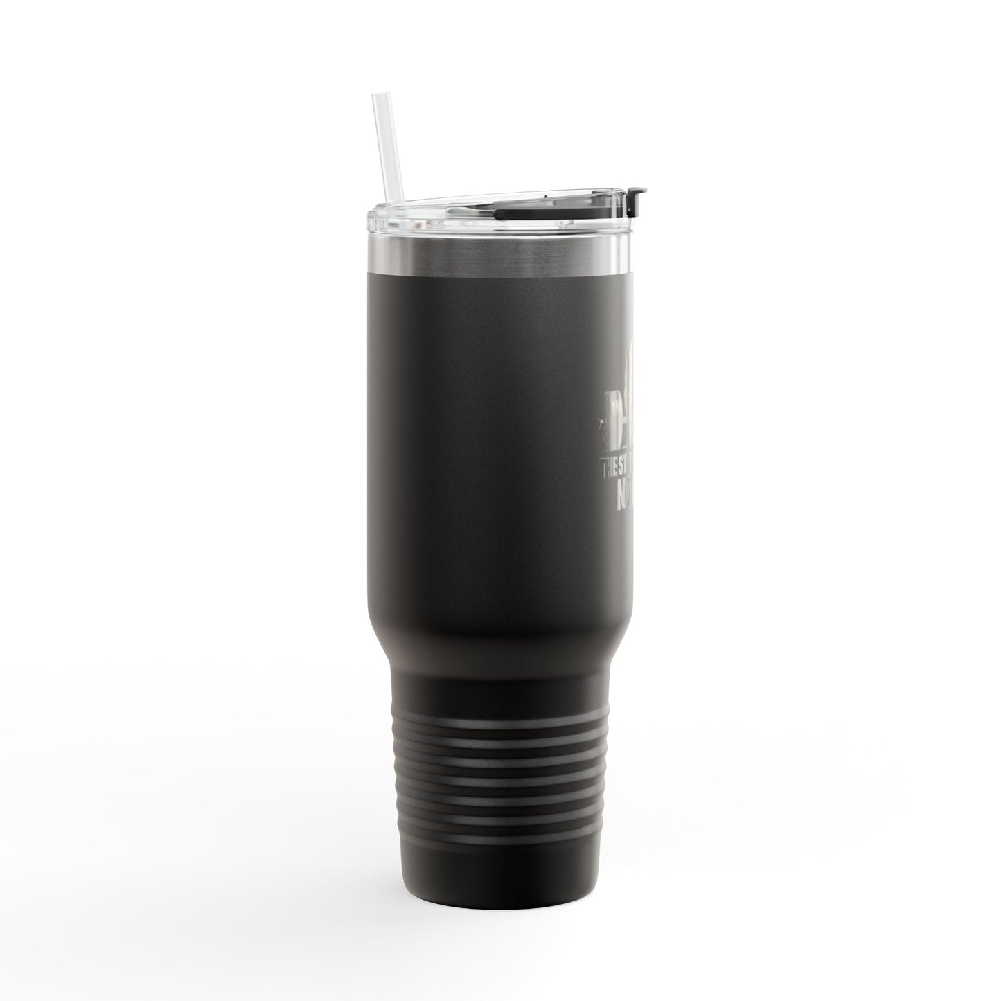 40oz Insulated Travel Mug — "The Strength Is Earned Not Given" Gym Motivation Tumbler