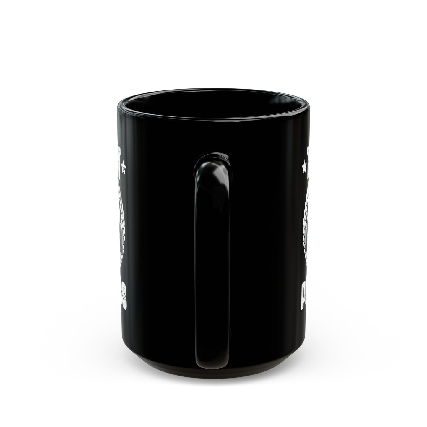 Power-Packed Process Black Mug