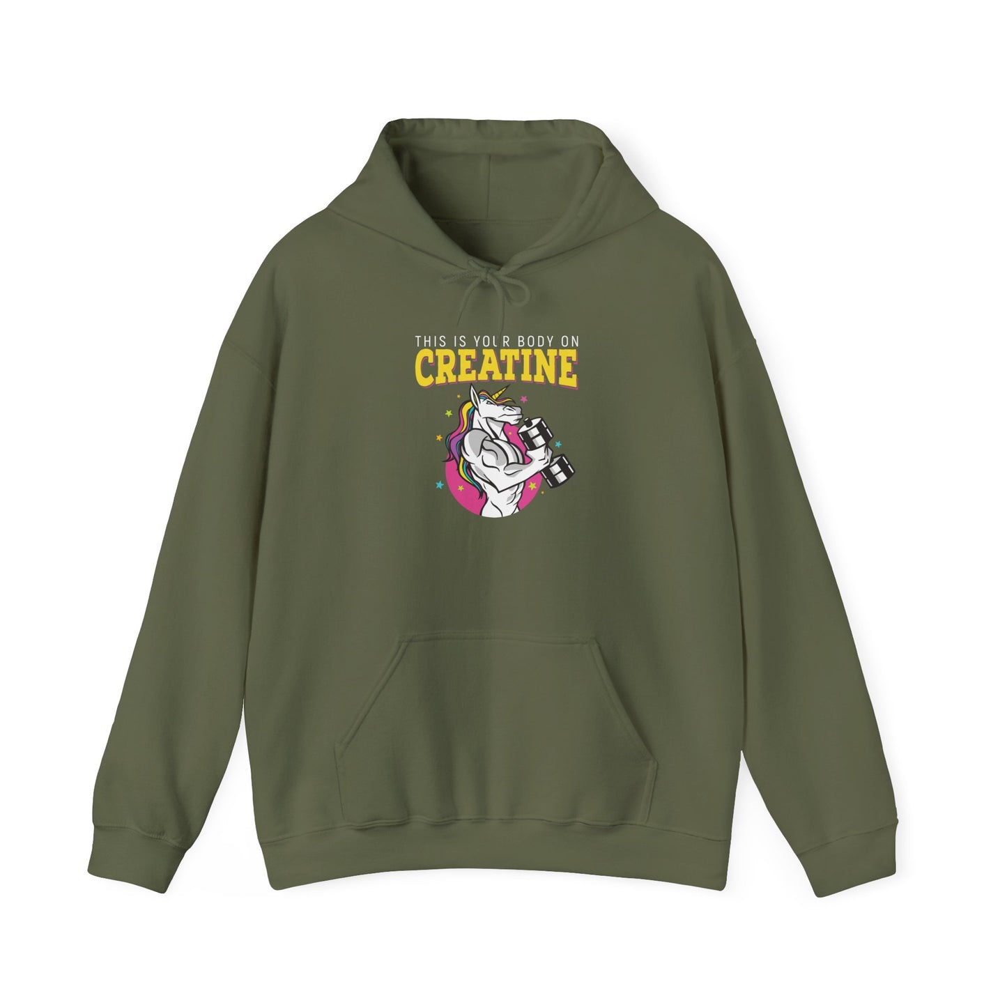 Bold Creatine Unicorn Hoodie