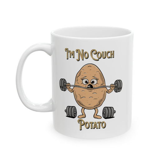 Cheeky Gym Potato Ceramic Mug