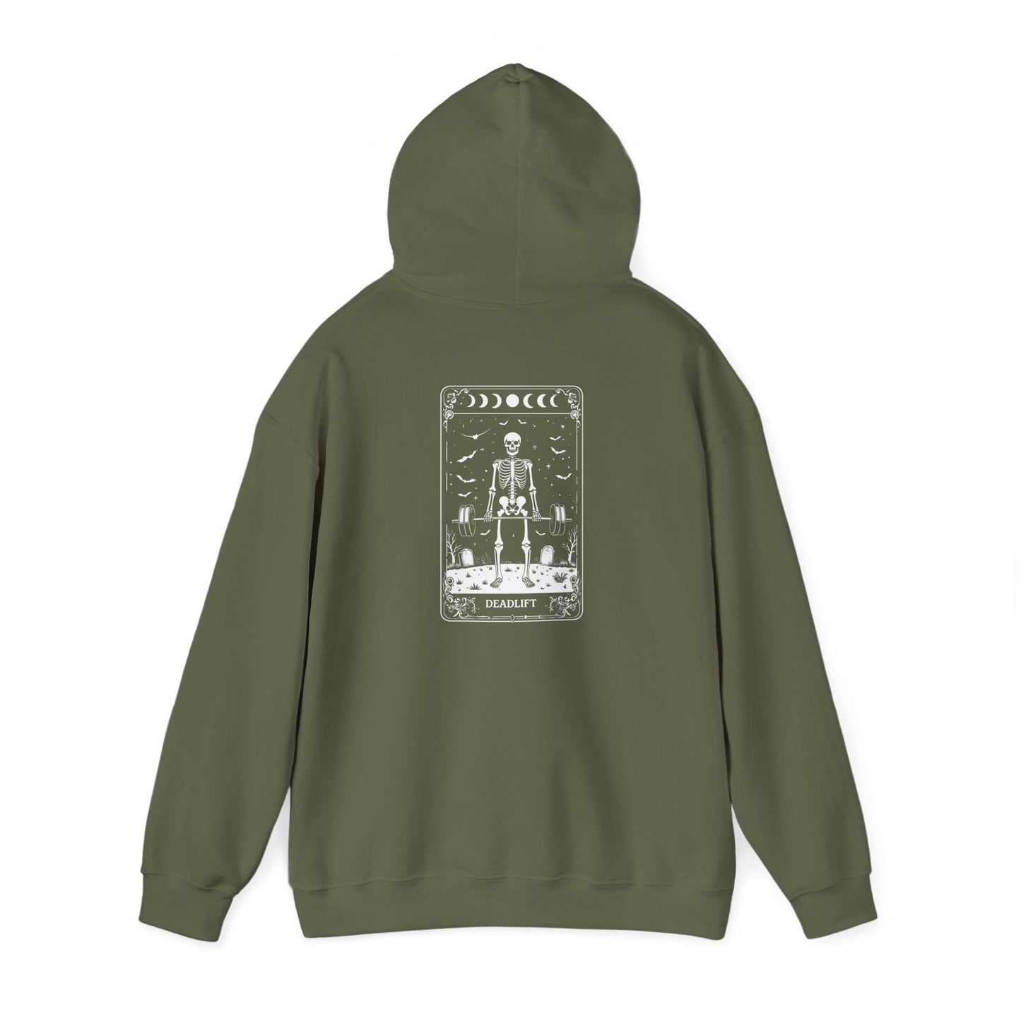 Tarot Death Card Hoodie — Gothic Skeleton Tarot Pullover