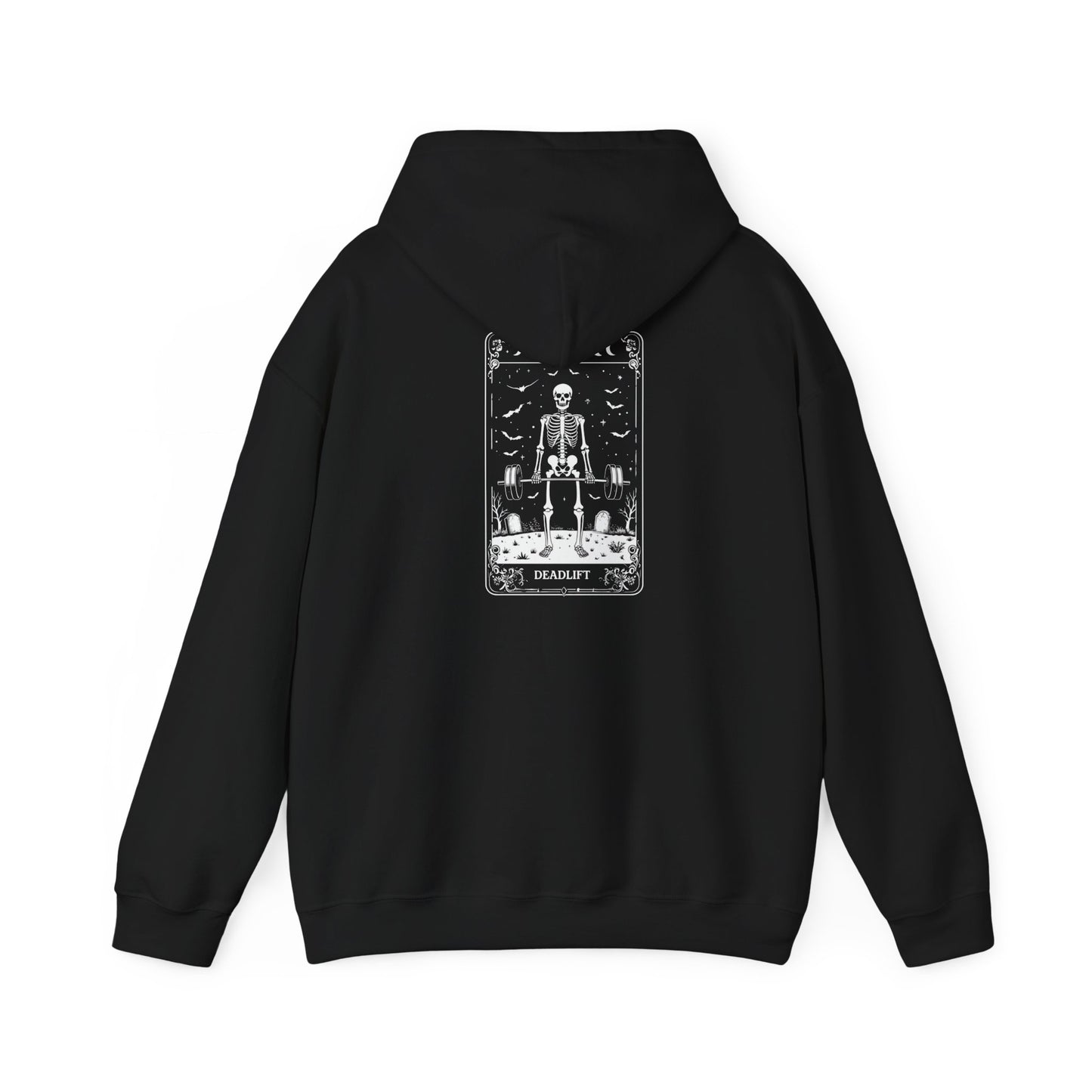 Tarot Death Card Hoodie — Gothic Skeleton Tarot Pullover