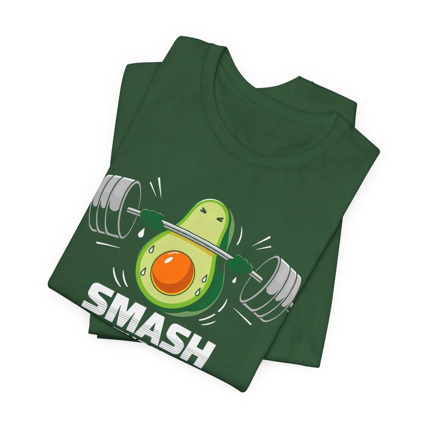 Vibrant Avocado Barbell Tee