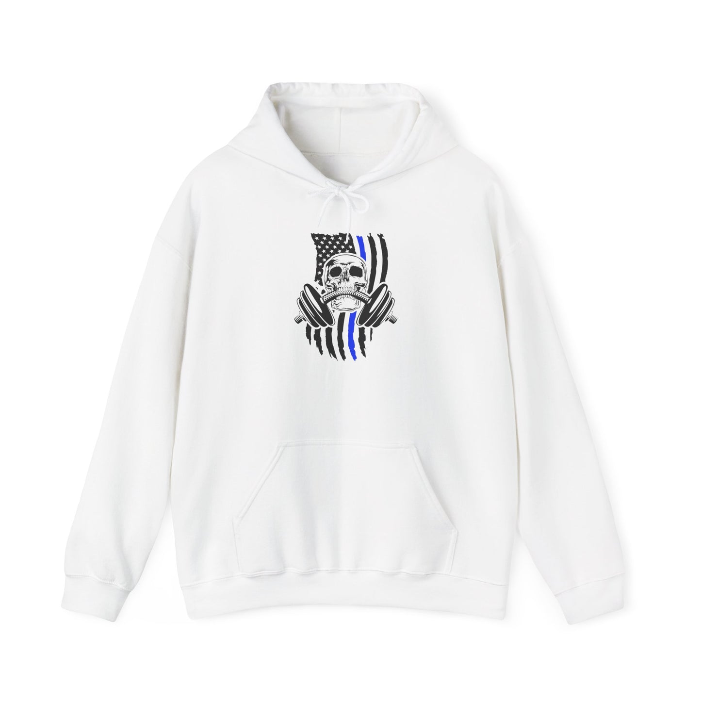 Bold Skull Flag Hoodie