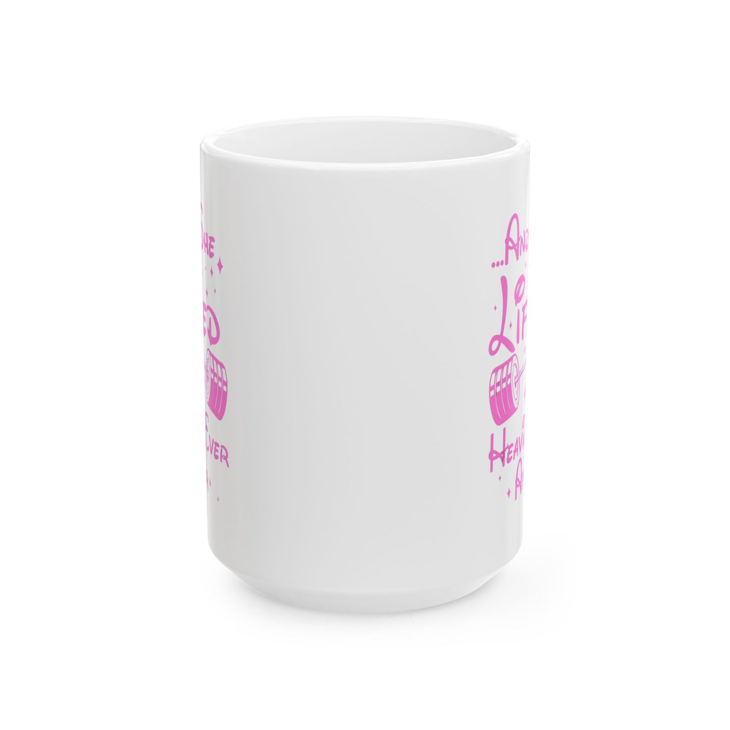 Empowering Barbell Quote Mug