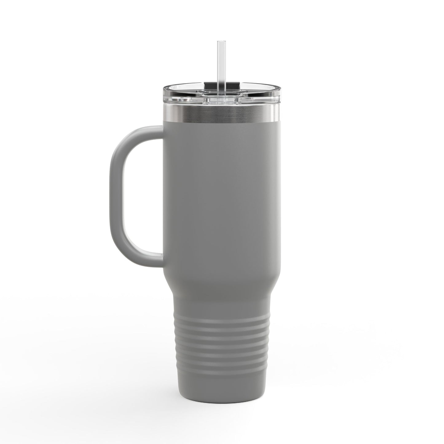 40oz Insulated Travel Mug — "The Strength Is Earned Not Given" Gym Motivation Tumbler