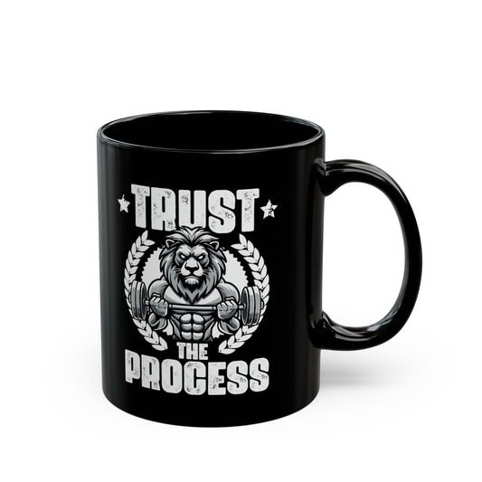 Power-Packed Process Black Mug