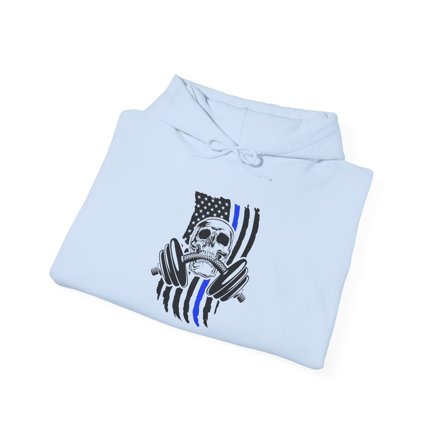 Bold Skull Flag Hoodie