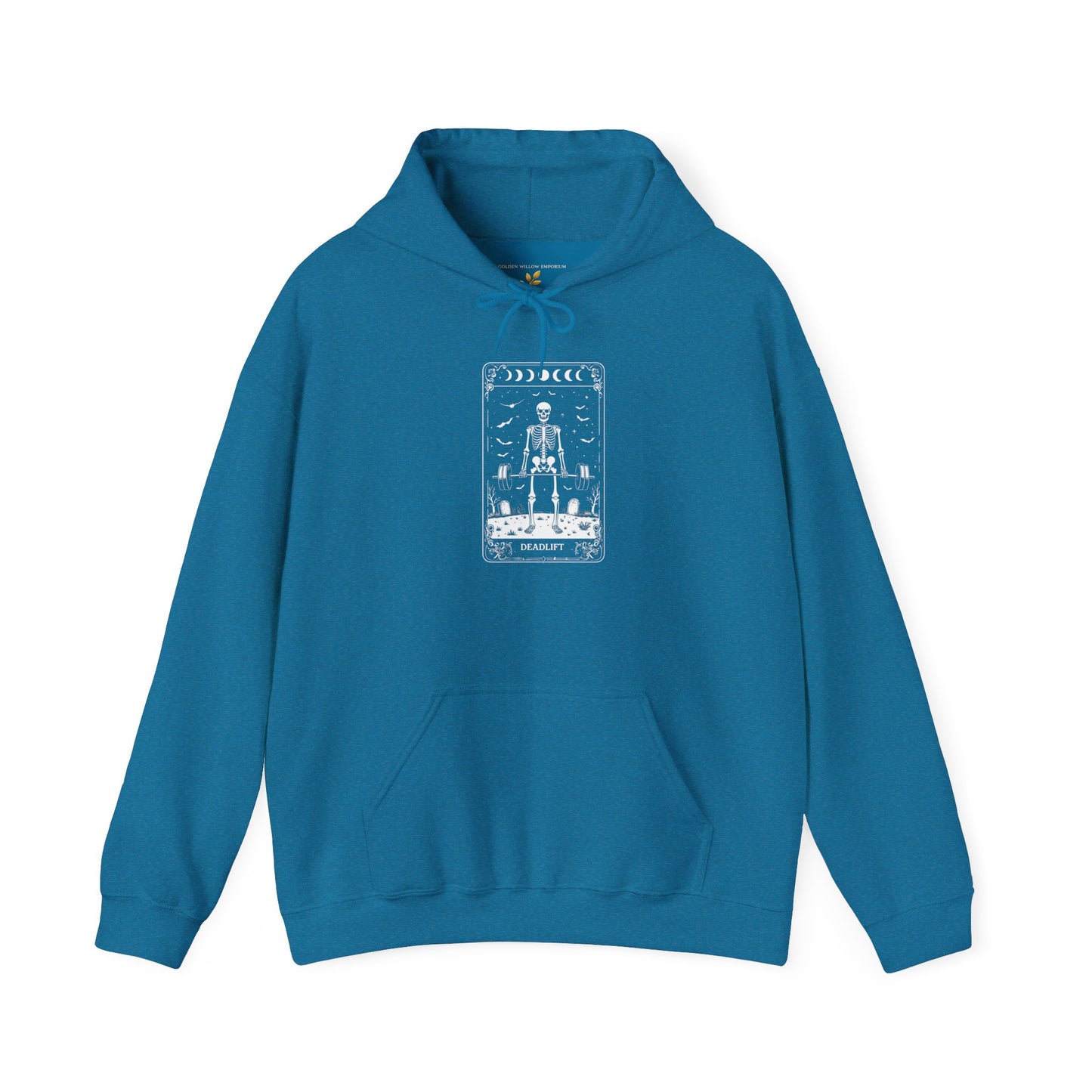 Tarot Death Card Hoodie — Gothic Skeleton Tarot Pullover