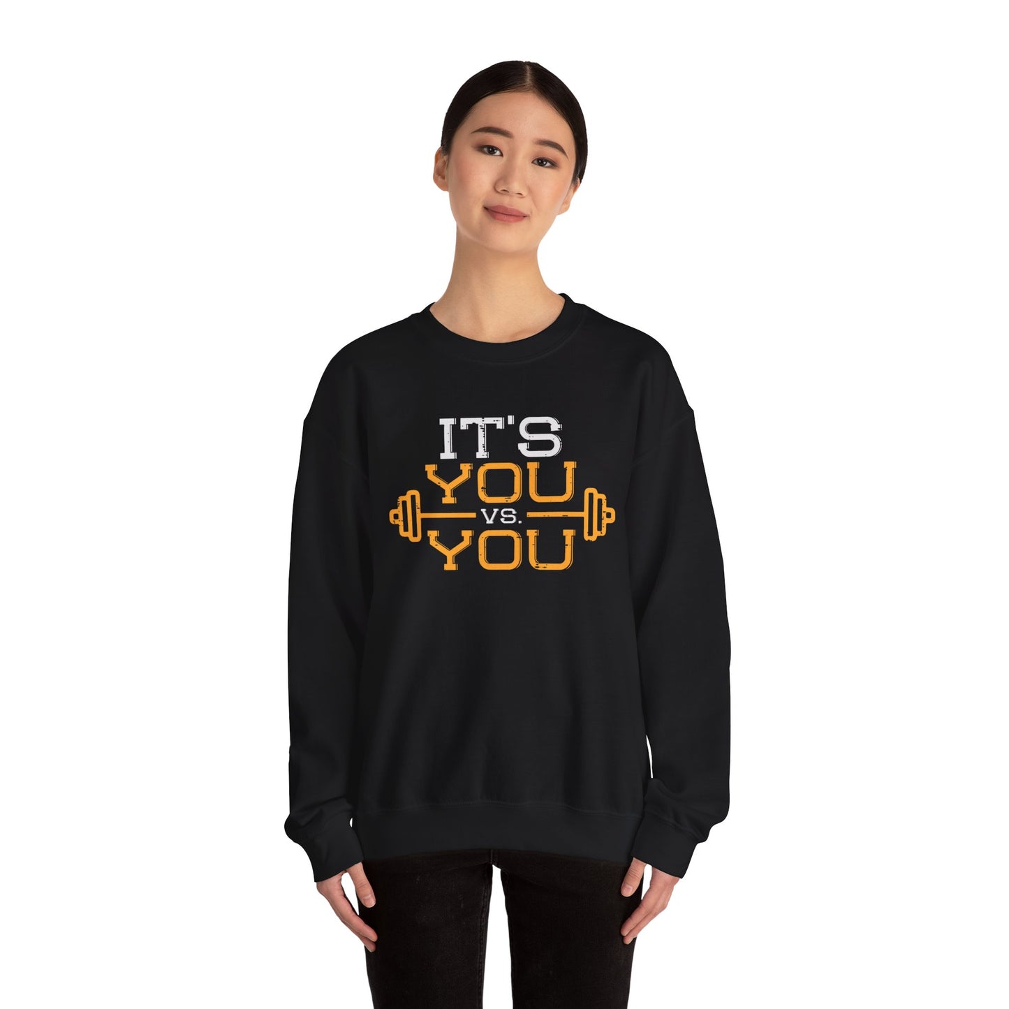 Its You vs You Gym Sweatshirt Motivational Workout Crewneck Gift