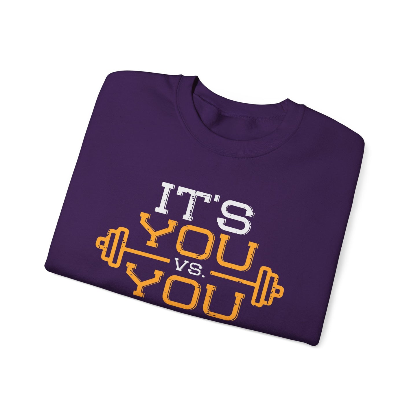 Its You vs You Gym Sweatshirt Motivational Workout Crewneck Gift
