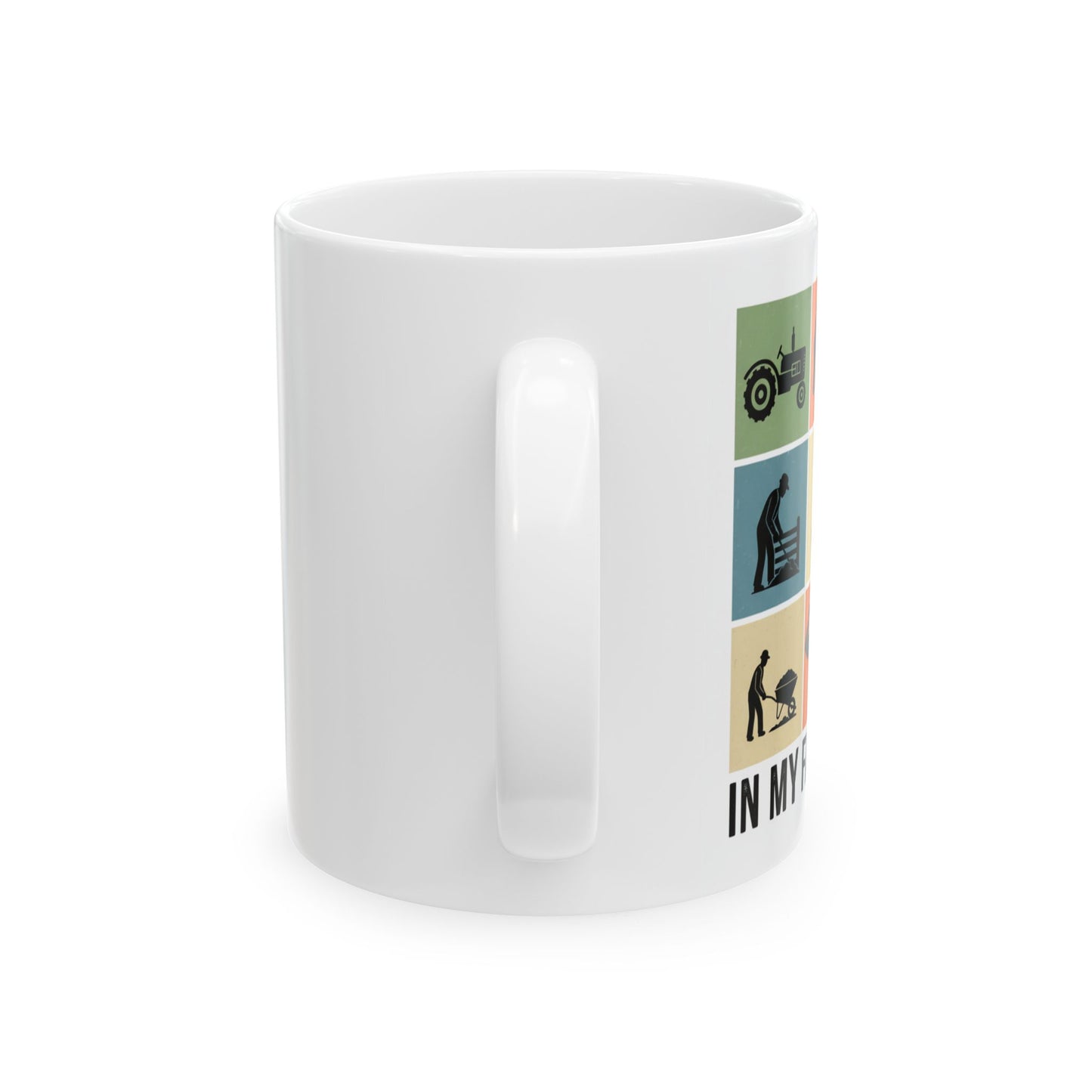 Farm Fitness Mug — "In My Farm Fitness Era" Ceramic Coffee Cup (11oz & 15oz)