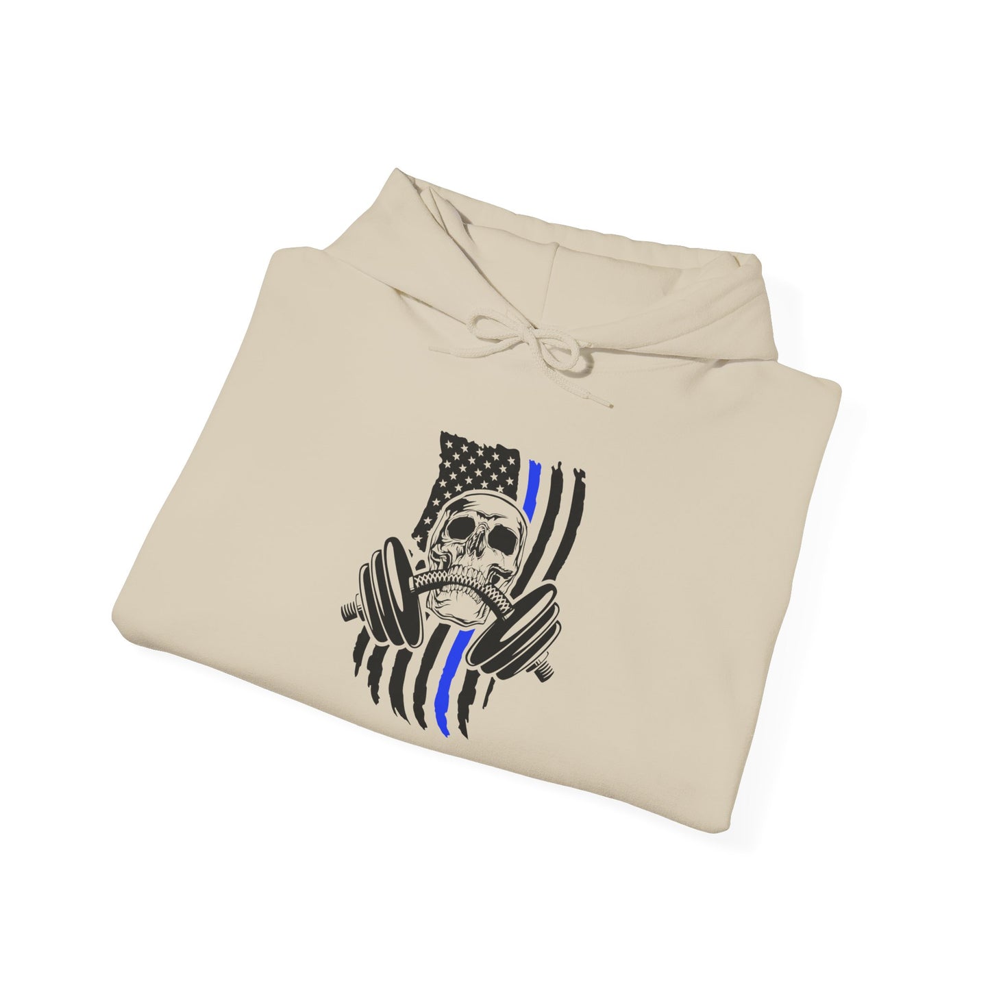 Bold Skull Flag Hoodie