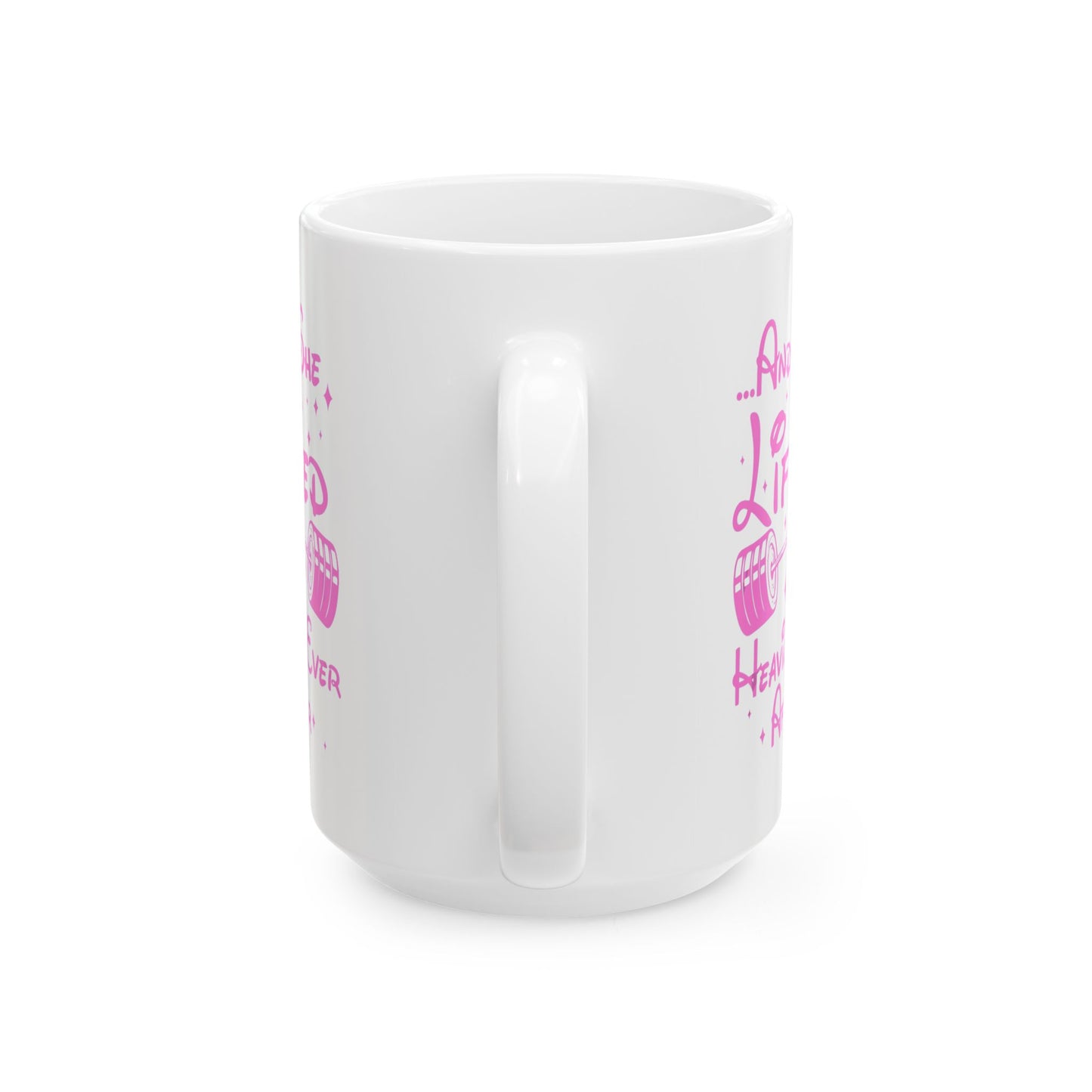 Empowering Barbell Quote Mug