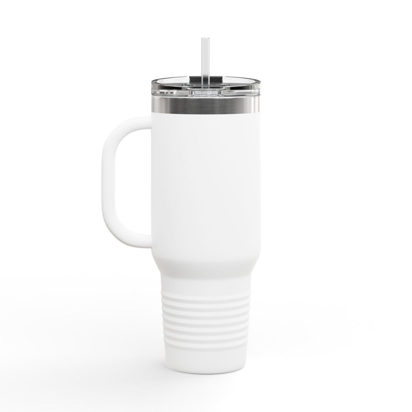 40oz Insulated Travel Mug — "The Strength Is Earned Not Given" Gym Motivation Tumbler