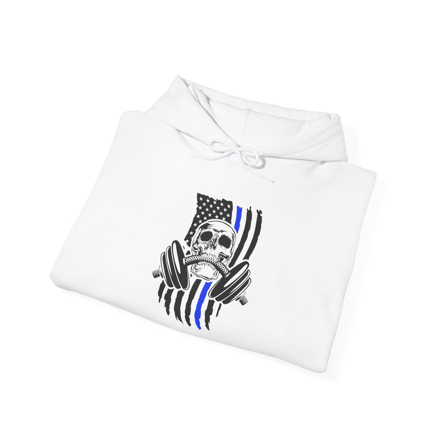 Bold Skull Flag Hoodie