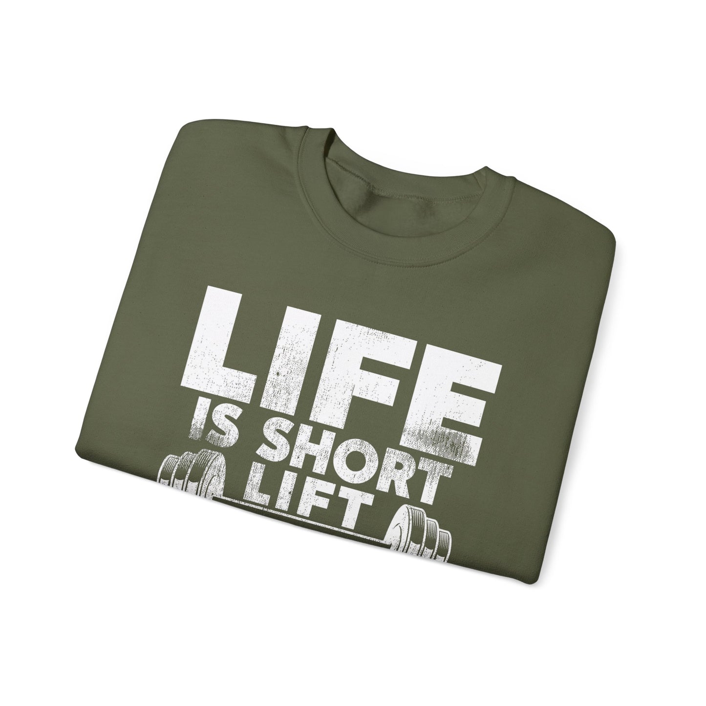 Inspiring Barbell Prayer Crewneck