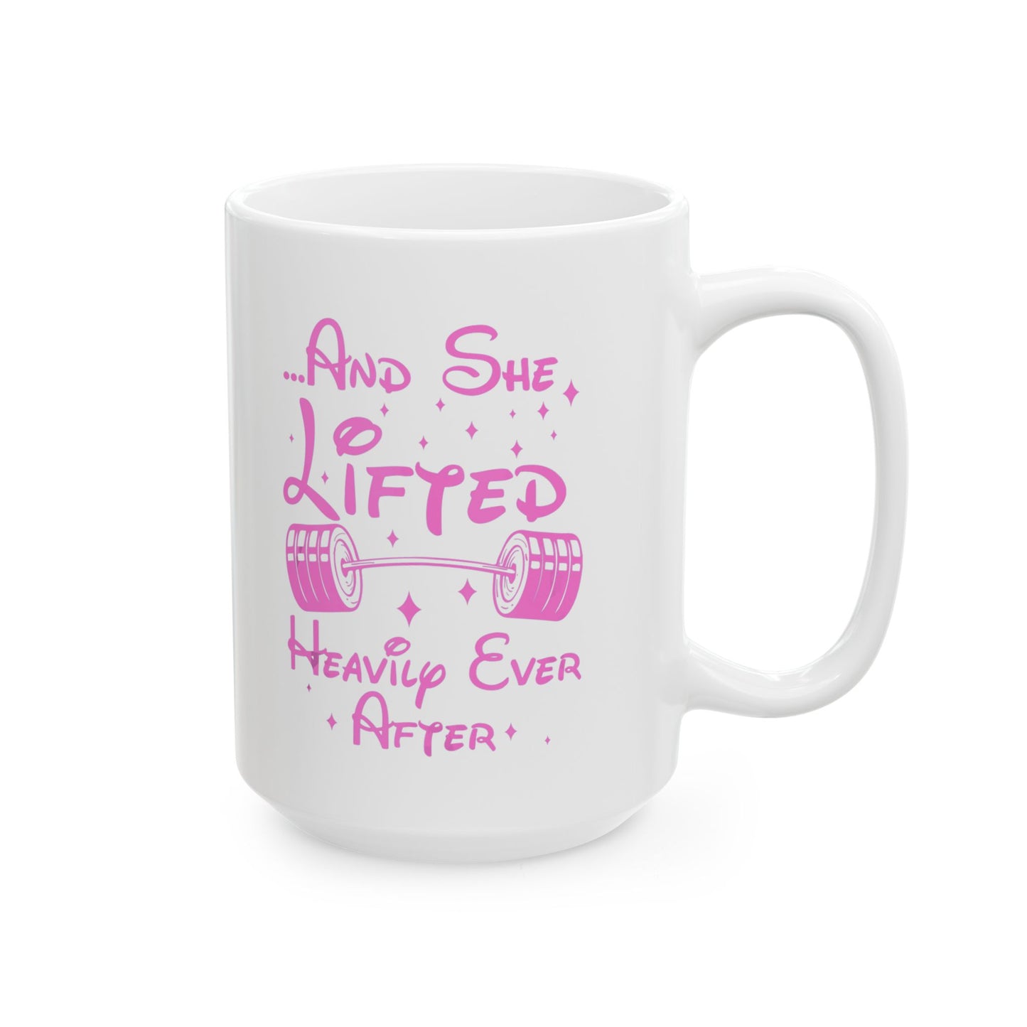 Empowering Barbell Quote Mug