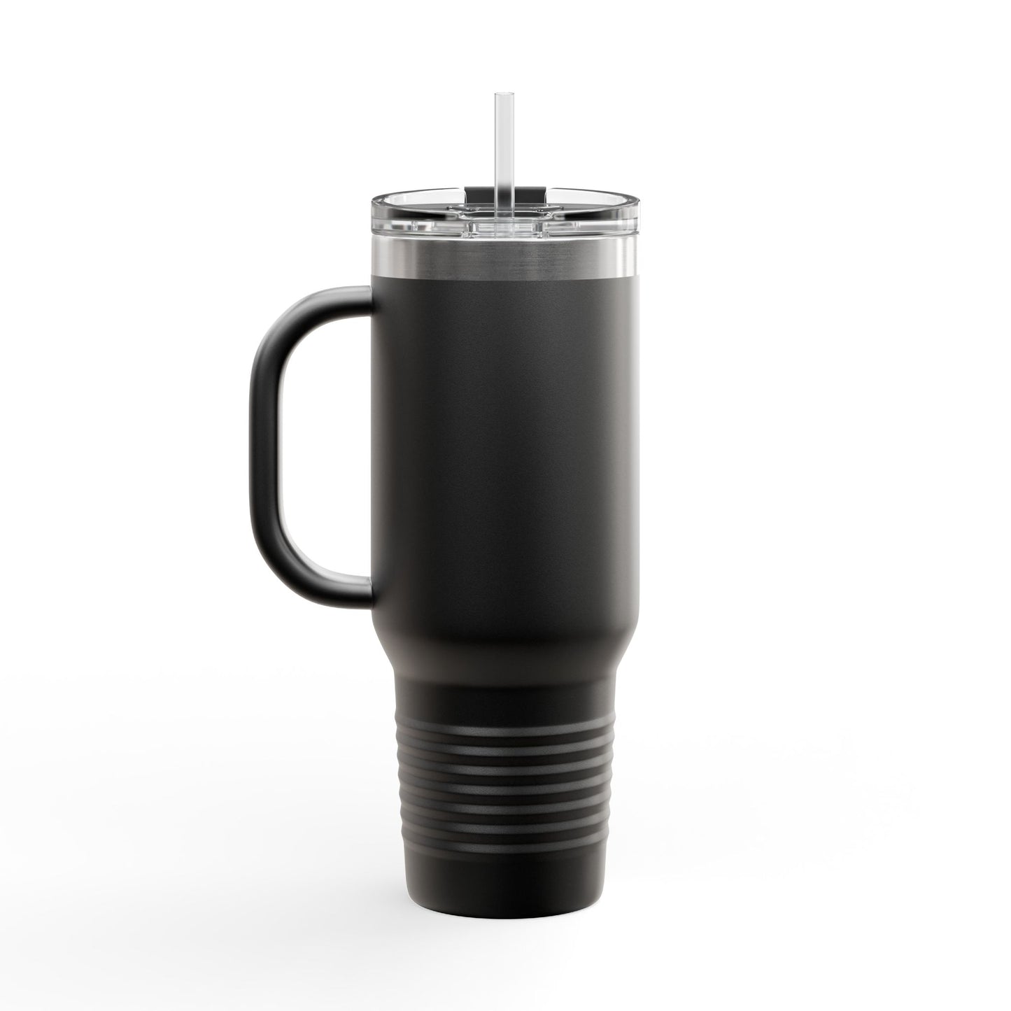 40oz Insulated Travel Mug — "The Strength Is Earned Not Given" Gym Motivation Tumbler