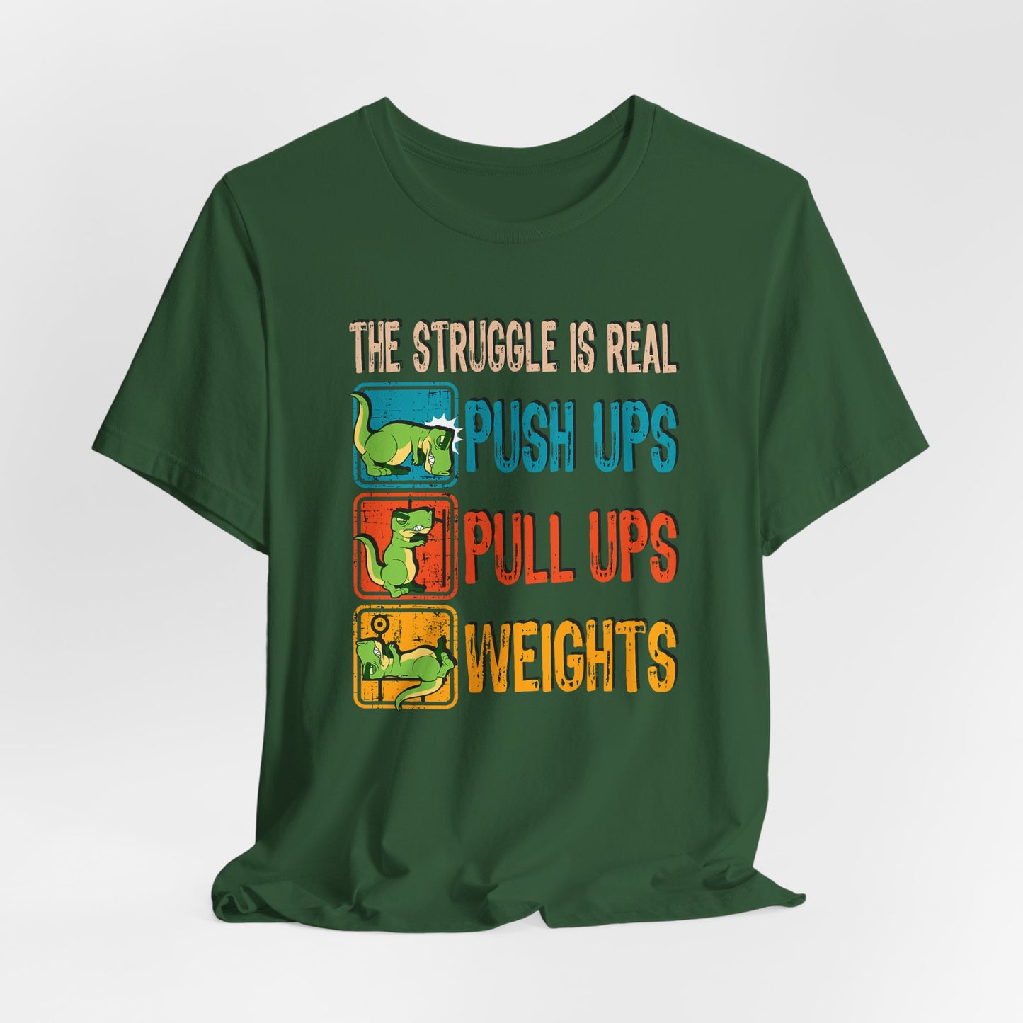 Witty Gym Struggle Graphic Tee