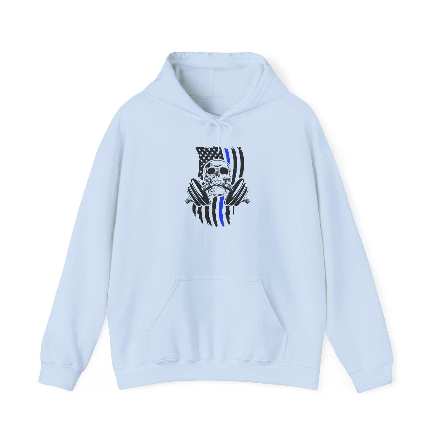 Bold Skull Flag Hoodie