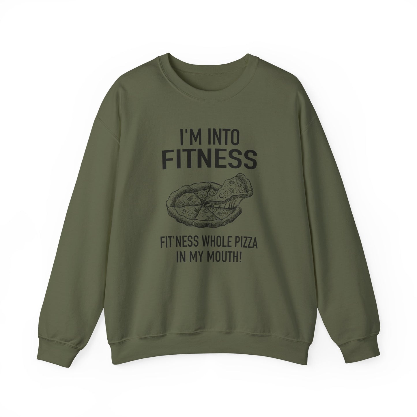 Irresistible Pizza Pun Sweatshirt