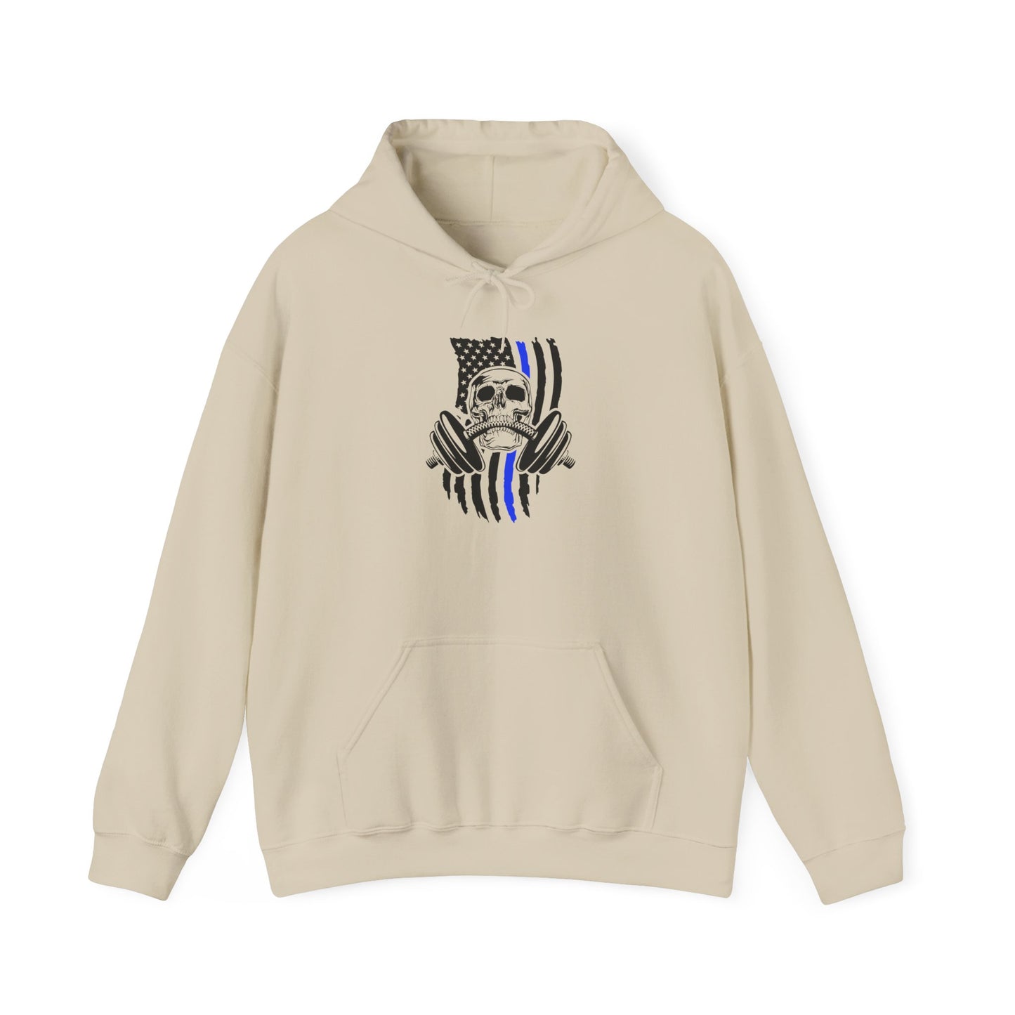Bold Skull Flag Hoodie
