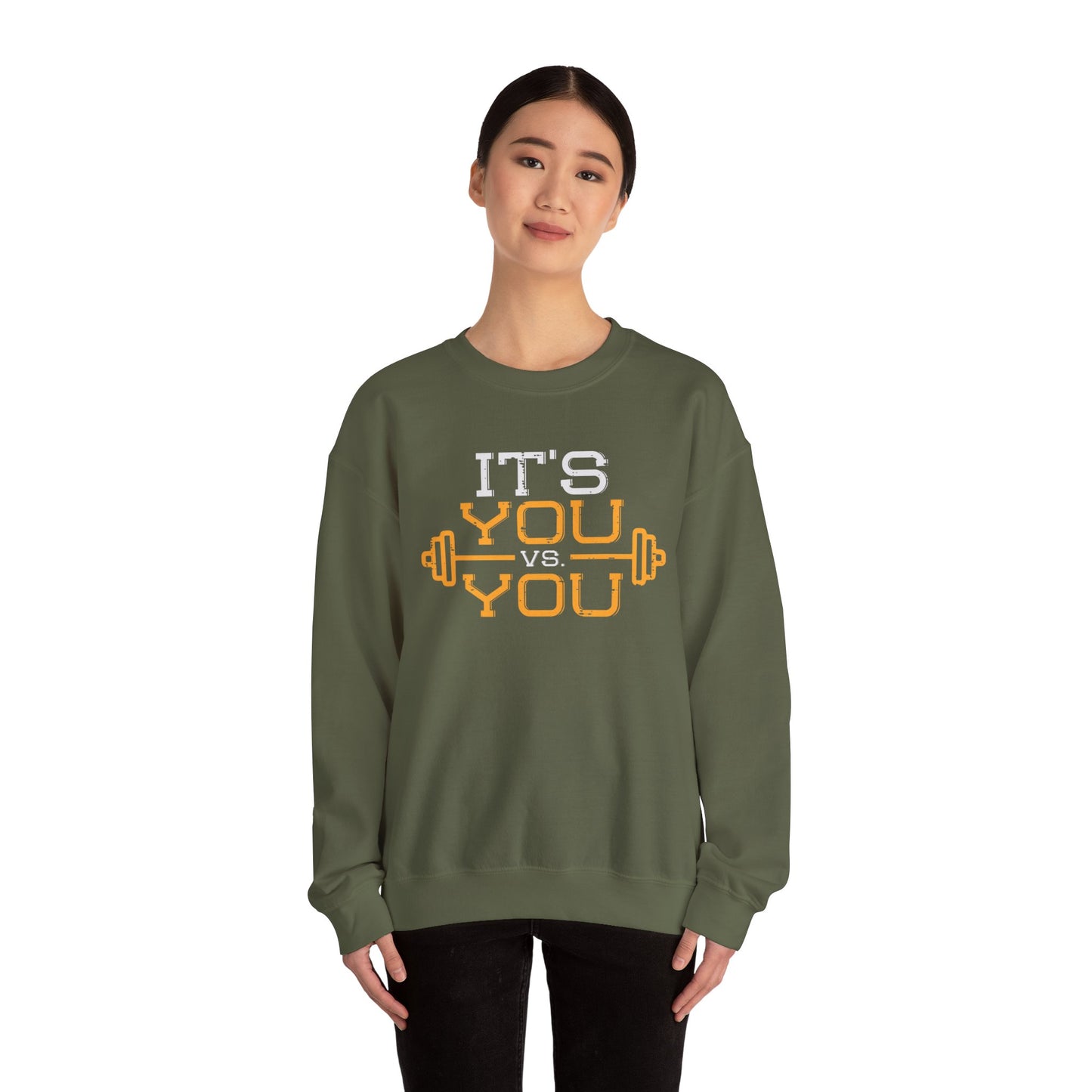 Its You vs You Gym Sweatshirt Motivational Workout Crewneck Gift