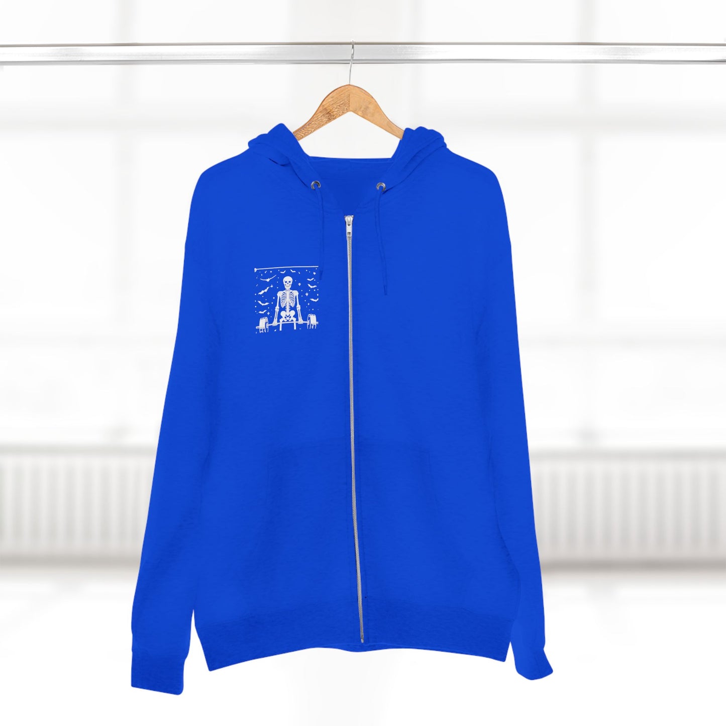 Tarot The Hierophant Zip Hoodie — Mystical Tarot Card Backprint Hoodie