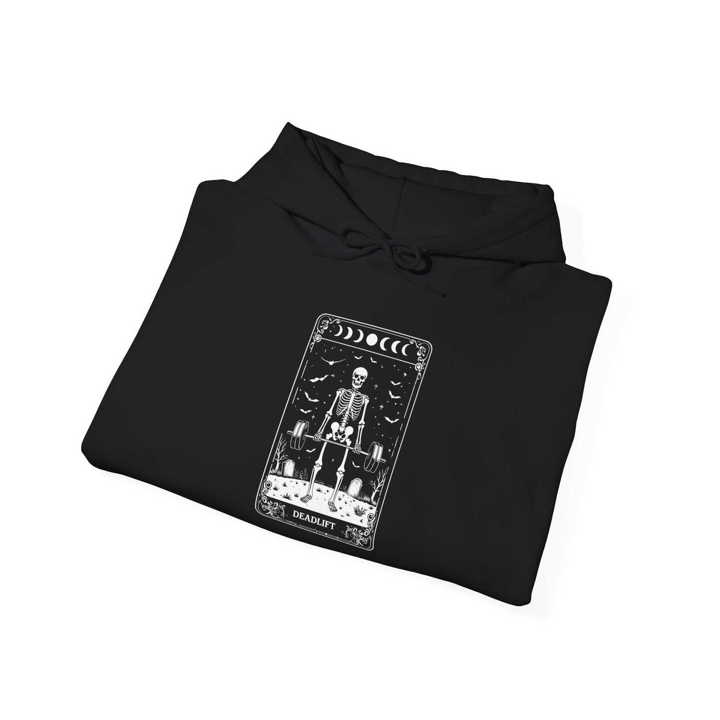 Tarot Death Card Hoodie — Gothic Skeleton Tarot Pullover