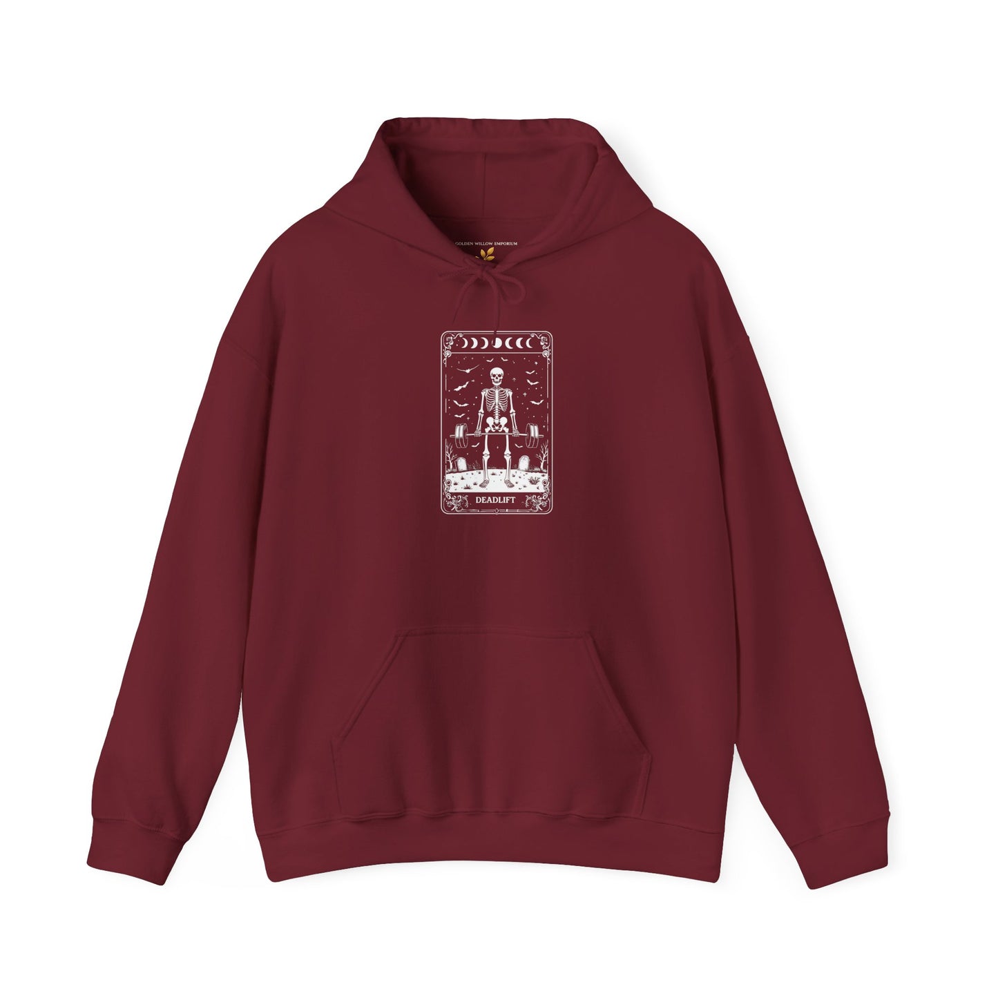 Tarot Death Card Hoodie — Gothic Skeleton Tarot Pullover