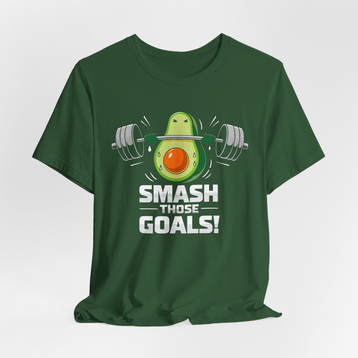 Vibrant Avocado Barbell Tee