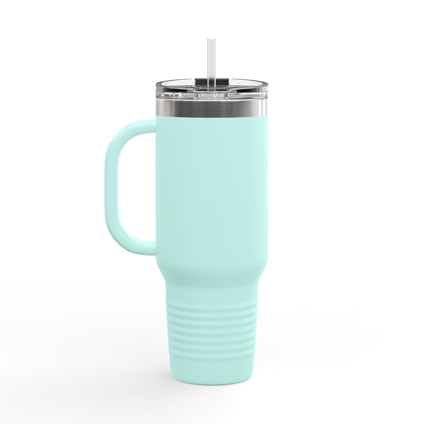 40oz Insulated Travel Mug — "The Strength Is Earned Not Given" Gym Motivation Tumbler