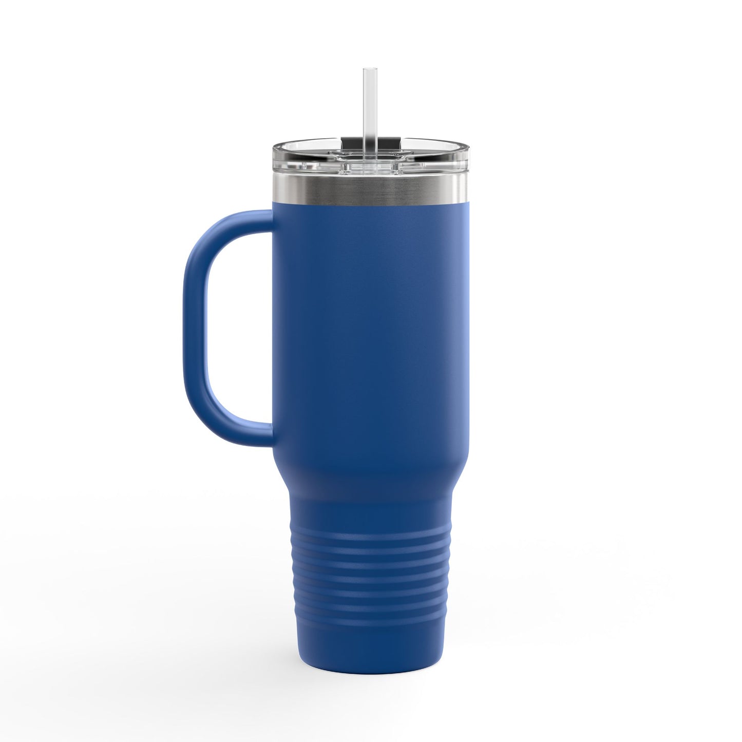 40oz Insulated Travel Mug — "The Strength Is Earned Not Given" Gym Motivation Tumbler