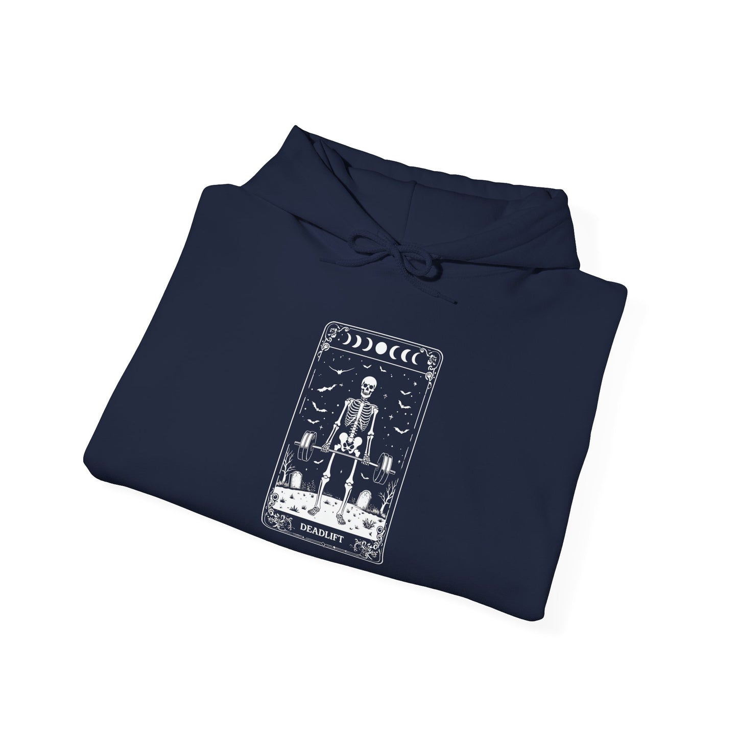 Tarot Death Card Hoodie — Gothic Skeleton Tarot Pullover