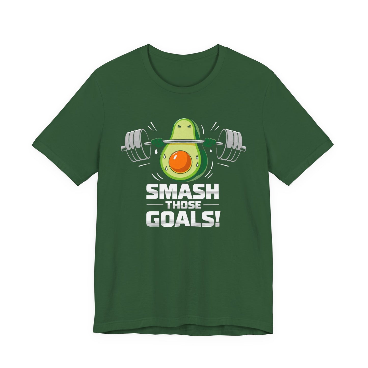 Vibrant Avocado Barbell Tee