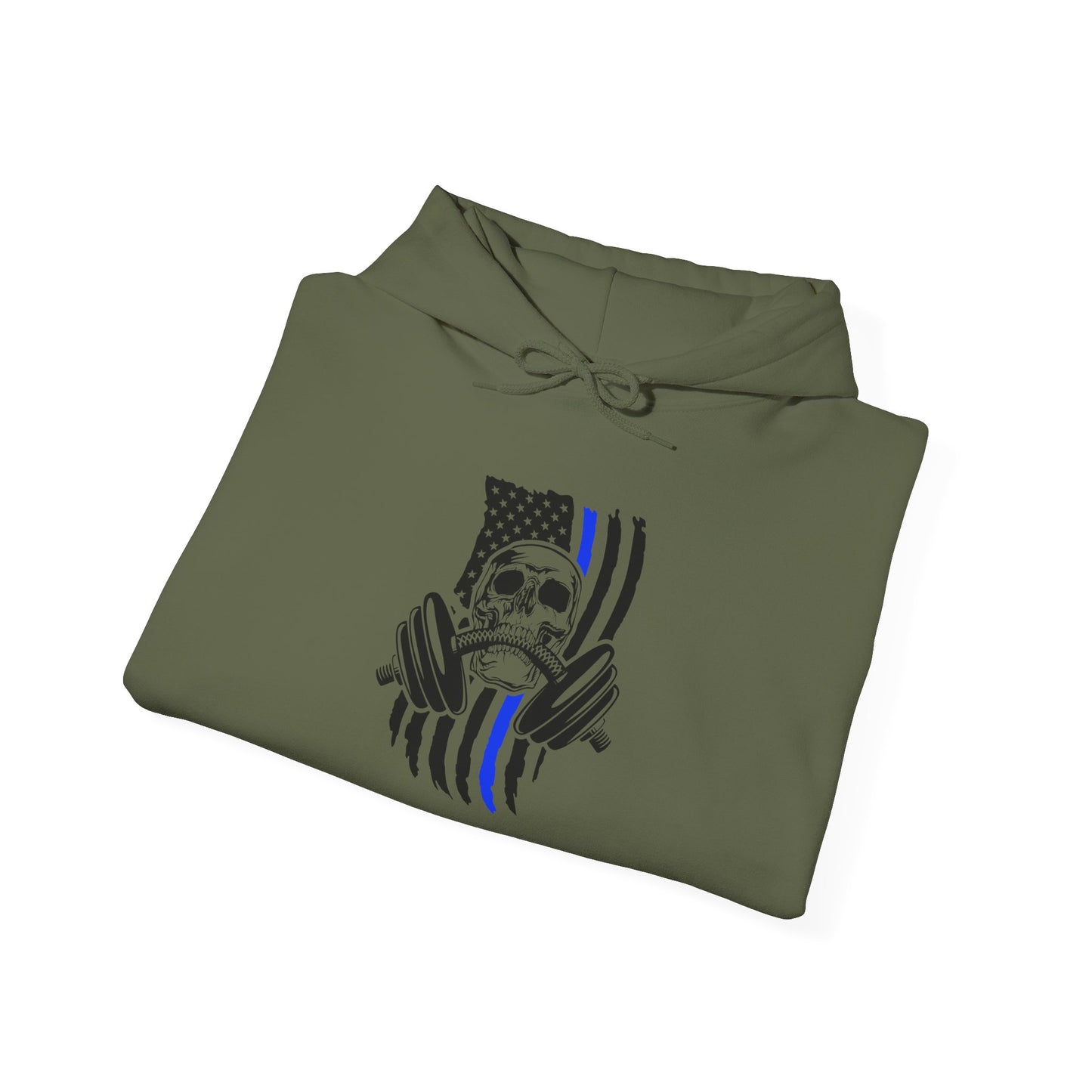 Bold Skull Flag Hoodie