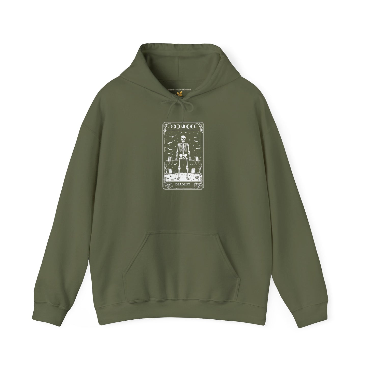 Tarot Death Card Hoodie — Gothic Skeleton Tarot Pullover