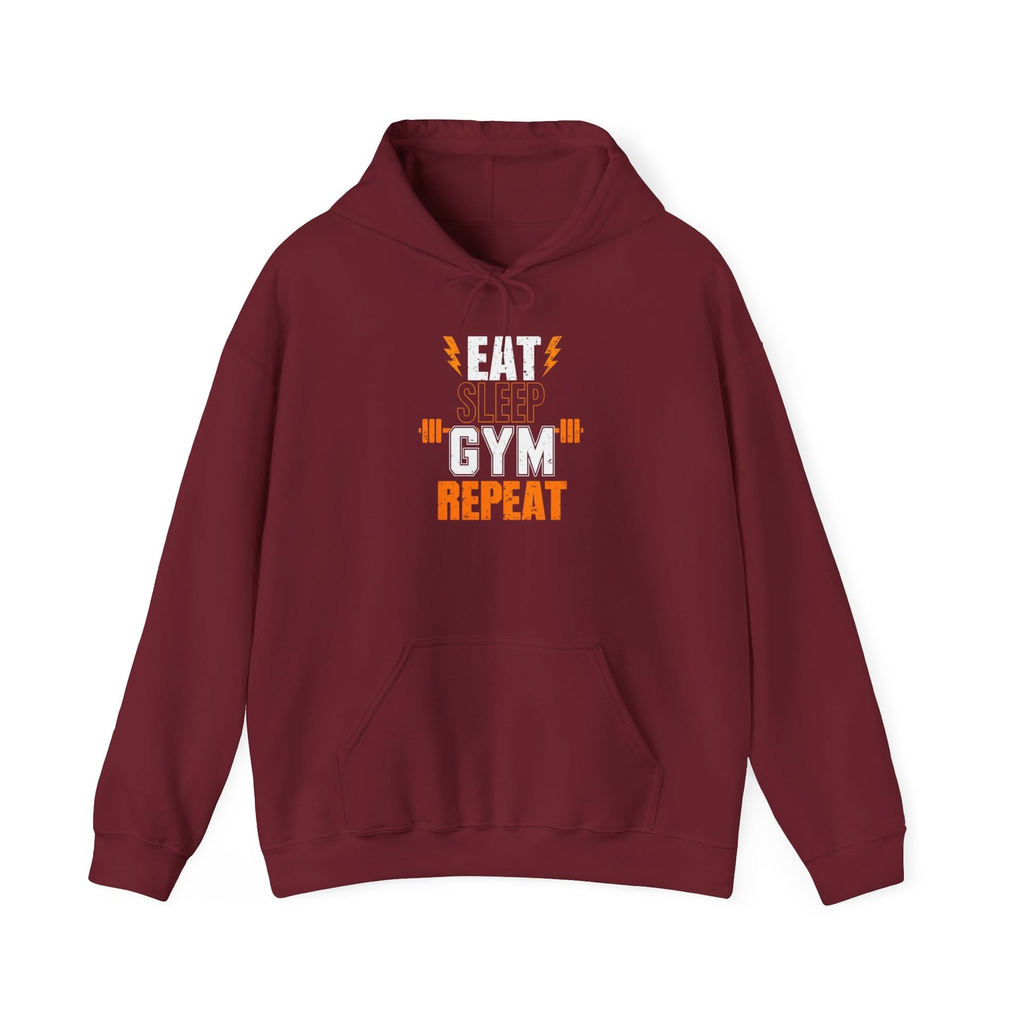 Punchy Barbell Graphic Hoodie