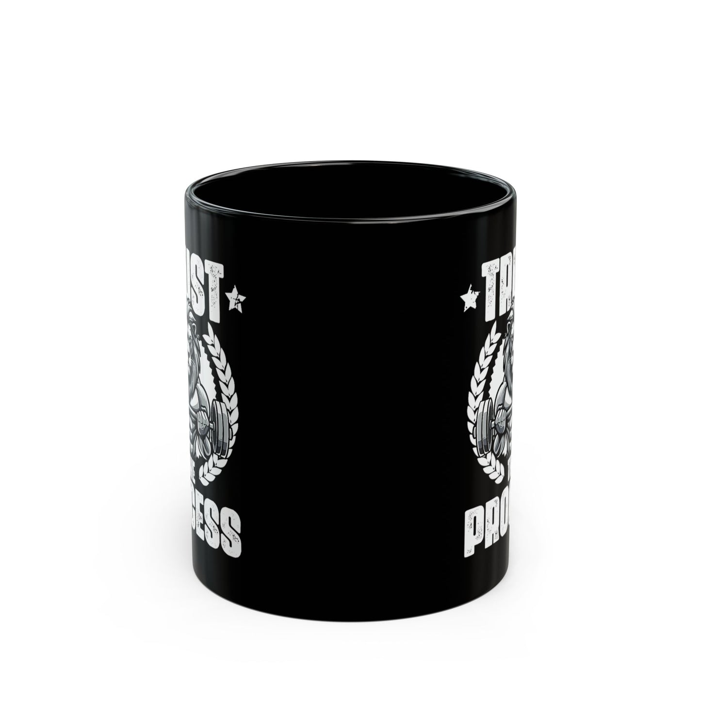 Power-Packed Process Black Mug